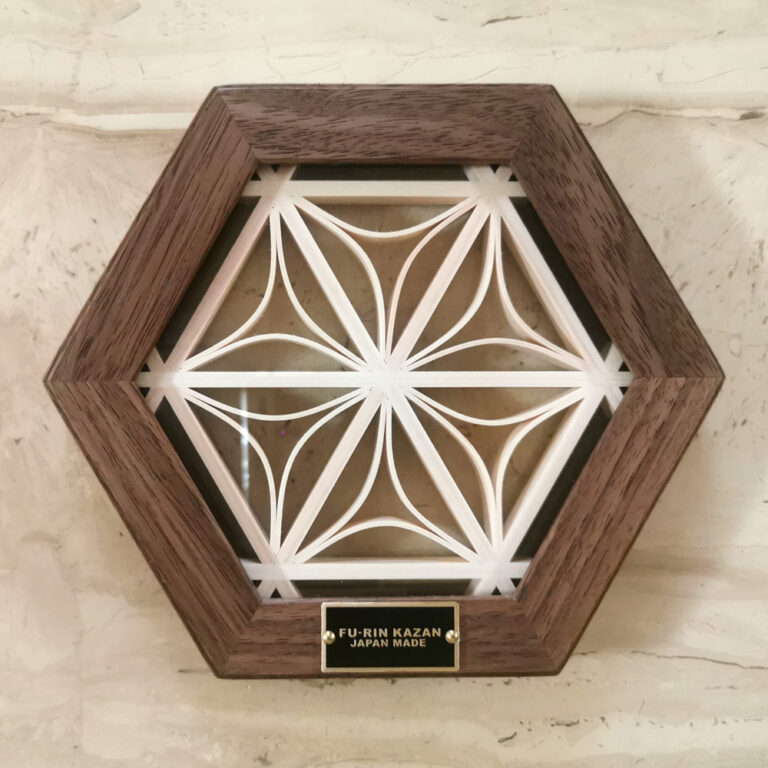 fu-rinkazan フーリンカザン ヘキサコースター 胡麻柄 ケース付